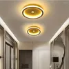 Ceiling Lights Human Body Sensor LED Lamp Aisle Corridor Light Modern Indoor Intelligent Lighting Fixture Bacony Walkway