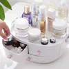 Plastic Makeup Storage Box Portable Cosmetic Organizer Large Make Up Container Bathroom Storage Case Desktop Sundry262y