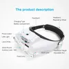 Magnifying Glasses Headband Magnifier Illuminated Rechargeable Repair Solder Magnifying Glasses Interchangeable Lens Third Hand Loupe For Soldering 230726