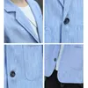 Ternos Terno Blazer para Crianças Menino 2023 Estilo Casual Coreano Criança Casamento Gentelman Jaquetas Casaco Preto Azul Escola Formal Roupas de Primavera 230726