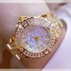 Reloj Mujer Diamant Montres Femme Célèbre Marque En Acier Inoxydable Robe Femme Montre-Bracelet Or Montres Montre Femme 2105273217