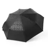 Зонтики черный дьявол череп автоматически зонтичный дождь Женщины 3 -кратные анти -ультрафиолетовые дождь мужчины мужчина мужски для мужчин.
