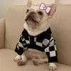 Chien tricoté pull mode haute qualité doux Schnauzer bouledogue français Corgi Teddy sans poils chat automne hiver chandails