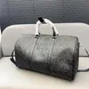 Embossed hand luggage travel bag luxury Airpor duffel bags men designer leather duffle handbag bag check shoulder bags Women brand