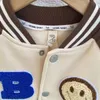 Vestes garçons manteau en peluche automne et vêtements d'hiver 2023 uniforme de Baseball à la mode pour enfants pour bébé chaud beau haut 230726