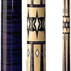 Bollar F2610 Grafisk MaPlepurple -tripe med svarta och grädde Point Pool Cue 230726