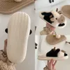 Pantofole Cute Animal Slider Adatto per ragazze Moda Kaii Fluffy Winter Warm Slider Donna Cartoon Milk Cowhouse Slider Scarpe interessanti Z230727