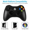 ゲームコントローラージョイスティック2.4g Xbox 360ゲームパッド用ワイヤレスコントローラーデュアル振動有線/ Xbox 360 PC用ワイヤレスジョイスティック7 8 10 Joypad X0727