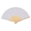 Present Wrap 30 PCS Folding Paper Hand Fan Custom Halloween Ladies White 100 Pack Pouch Drawstring Organza Bags175R