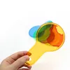 15CM Color Paddles Transparent Handle Color Palette Experimental Teaching Toys