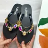 Slippers Summer Women Flip Flops Beach Vacation Slippers Sides Sandals 1.5 CM Flat With Soft Casual Shoes For Female 230726