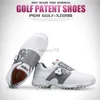 Golf PGM Women Golf Shoes Waterproof Lightweight Knob Buckle Shoelace Sneakers Ladies Non-Slip Trainers Shoes XZ098 HKD230727