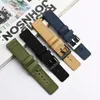 Horlogebanden Quick Release Canvas Bandjes Nylon Band 18mm 20mm 22mm Geborstelde Gesp Geschikt Voor Smartwatch Aaccessories 230727