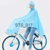 Raincoats Safe reflective edge Bicycle Raincoat Rain Coat Poncho Hooded Windproof Rain Cape Mobility Bicycle Cover Use in snowy x0724 x0718