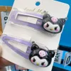 2PCS/SET BB CLIP CARTOON KUROMI Waterdrop Kształt Fryzury dla dziewcząt BB Spin