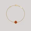 Дизайнерский браслет красного цветочного браса 18 стилей Классический Clover Clover Gold Onyx Shell Mother of Pearl свадебный браслет