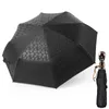 Umbrellas Black Devil Skull Automaticlly Umbrella Rain Women 3 Fold Anti UV Sun Rain Male Men Parasol Business Windproof Travel Umbrellas 230727