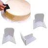 Baking Moulds Cake Smoother Paddle Right Angle Tool Plastic Kitchen Utensil Fondant Sugar Craft Polish Finisher Decor Solid Color Bakeware