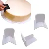 Stampi da forno Torta più liscia Pagaia Strumento ad angolo retto Utensile da cucina in plastica Fondente Zucchero Artigianale Lucidatura Decor Tinta unita Bakeware