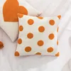 Cushion/Decorative Orange Home Decor Throw Cover Living Room Soft Decorative Cushion Covers case Bedroom Sofa Decoration Luxury Car R230727