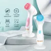 Rengöringverktyg Tillbehör 3 i 1 Electric Cleansing Brush Silicone Roterande ansiktsrengöringsborste Deep Cleaning Brush Waterproof Massager 230726