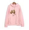 designer hoodie mens pink hoodies bear graphic tee Street alphabet sweatshirts splash ink women hoodys trend plus sweaters Palm Angel