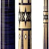 Bollar F2610 Grafisk MaPlepurple -tripe med svarta och grädde Point Pool Cue 230726