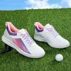 Andra golfprodukter Nya ankomst golfskor män kvinnor lättgolfspelare fotvågor promenader sneakers non-halp lyxskor hkd230727