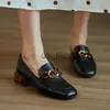 SURES BUTS BUTY Metal Casual Mokorka Buty Kobiety Oxford Luksus 2023 Spring Modna Designer Pu skórzane buty Moccasin Woman Flats J230727