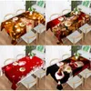 Stołowy tkanina drukowana świąteczna obrus noworoczny obrus ślubny dekoracja przyjęcia urodzinowa dekoracja obrusowa R230727