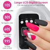 Nail Dryers UV LED Lamp For Nail Dryer Manicure With 1.5m Cable Nail Drying Lamp 66LEDS UV Gel Varnish With LCD Display UV Lamp For Manicure 230726