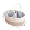 Diaper Pails Refills Baby Caddy Organizer 100 Cotton Rope Nursery Storage Bin Tote Bag Car with Removable Insert Shower Basket 230726