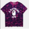 A Bathing Ape Shirt Trendy merk Camouflage bedrukt T-shirt met korte mouwen Heren Dames Grote bodems