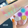 Body Glitter 6color Sequine Gel Cream Palete Palette Diamond Eye Main Make Hair Face Art Flash Shequints 230726