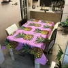 Table Cloth Pineapple Printed Tablecloth Modern Waterproof Dining Table Desk Cover Home Wedding Decoration De Table R230727