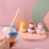 Creative Duck Squeeze Toys Kids Boys Sensory Stress Relief Balls Barn Djur Dekompression Blåsande Bubblor Toys Favor Gifts