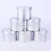 Storage Bottles 100 G Cosmetic Aluminum Jar Tea Packaging Metal Material Silver Color Stash