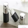 Packing Bottles Frosted Black Glass Bottle Jars Cosmetic Container Skin Care Lotion Spray 20Ml 30Ml 40Ml 50Ml 60Ml 80Ml 100Ml Drop Del Dhdi5