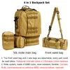 Outdoor Bags 50L Tactical Backpack Men's Military Mochila Militar 50 litros Hiking Climbing Army Camping 230726
