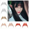 Colorful Hot Home Festive Mysterious Elf Ears fairy Cosplay Accessories Latex Soft Prosthetic False Ear Halloween Party Masks Cos Mask LL