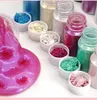 Nail Glitter 80Pcs 30ML Mica Pearl Powder Kit de peinture en résine époxy de qualité cosmétique Nails Art Bombe de bain Savon Bougie Slime Pigment nacré 230726
