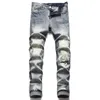 2023New Heren Jeans heren designer Gat Lichtblauw Donkergrijs Italië Merk Man Lange Broek Broek Streetwear denim Slanke Rechte Biker Jean voor D2 Topkwaliteit groothandel ##