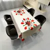 Table Cloth Flower Pattern Tablecloth Cover Antifouling Rectangular Dining Table Cover Kitchen Living Room De Table R230727