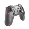 Spelkontroller Joysticks En datorspelkontroll Trådlös gamepad-videospel USB Joystick Bluetooth-kompatibel styrenhet för N-Switch X0727