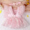 Ricordi Baby P o Abbigliamento Principessa Tutu Tuta Papillon Copricapo nato Pagliaccetto Doccia Abbigliamento da festa Accessori in posa 230726