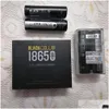 バッテリーオリジナルブラックセルIMRバッテリー3100MAH 3000MAH 3500MAH 40A 3.7V高排水充電可能ボックスMODリチウム100％ドロップ配信DHFWO