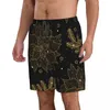 Мужские шорты рождественские листья быстрое сухое плавание для мужчин купальники купания купания плавания летние купальники пляж.