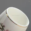 Tasses soucoupes tasse à thé en céramique tasse à thé en porcelaine ménage chinois 150 ml