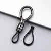 Keychains Men's Car Key Chain Pendant Metal Simple Midje Ring Business Anti-Loss