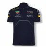 2021 F1 Formula One Team Uniform Car Séchage rapide et respirant Combinaison de course F1 T-shirt à manches courtes POLO Chemise revers voiture ov282u